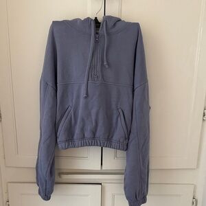 ALO Yoga Lavender Half-Zip Hoodie